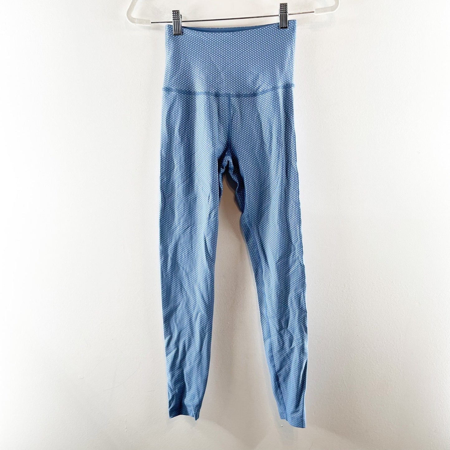 Beyond Yoga Spot On High Waisted Polka Dot Leggings Blue Small