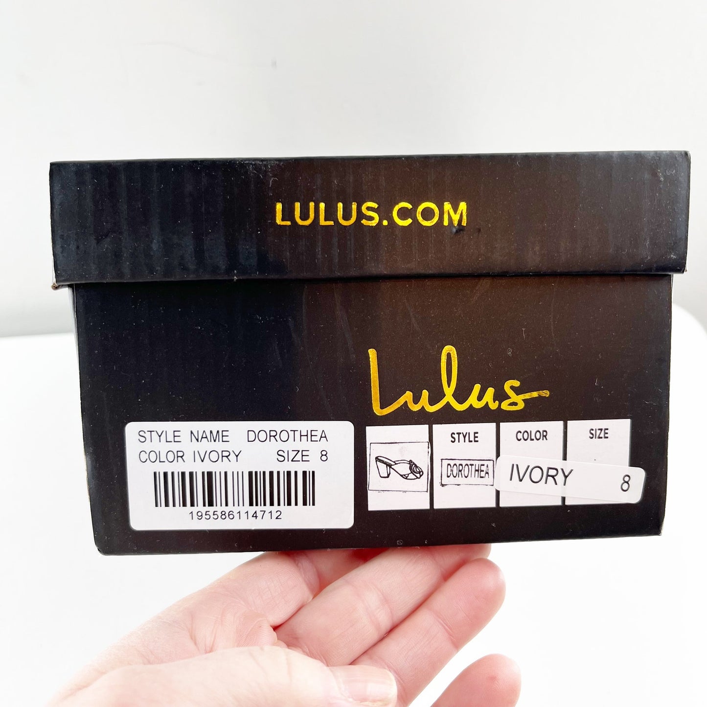 Lulus Dorothea Knotted Bow Peep Toe Block Heel Sandals Shoes Ivory White 8