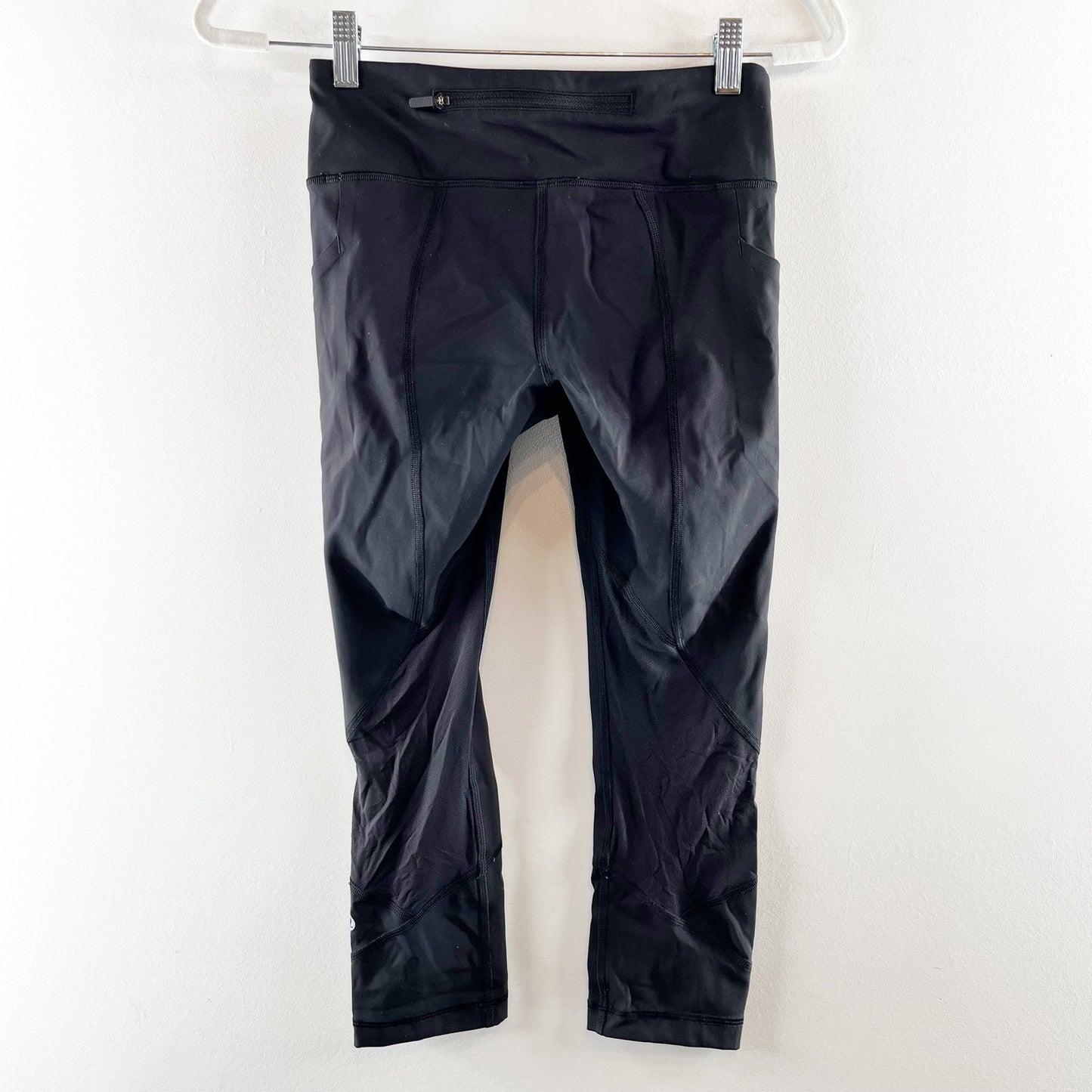 Lululemon Pace Rival Crop Full-On Luxtreme Leggings 22" Black 4