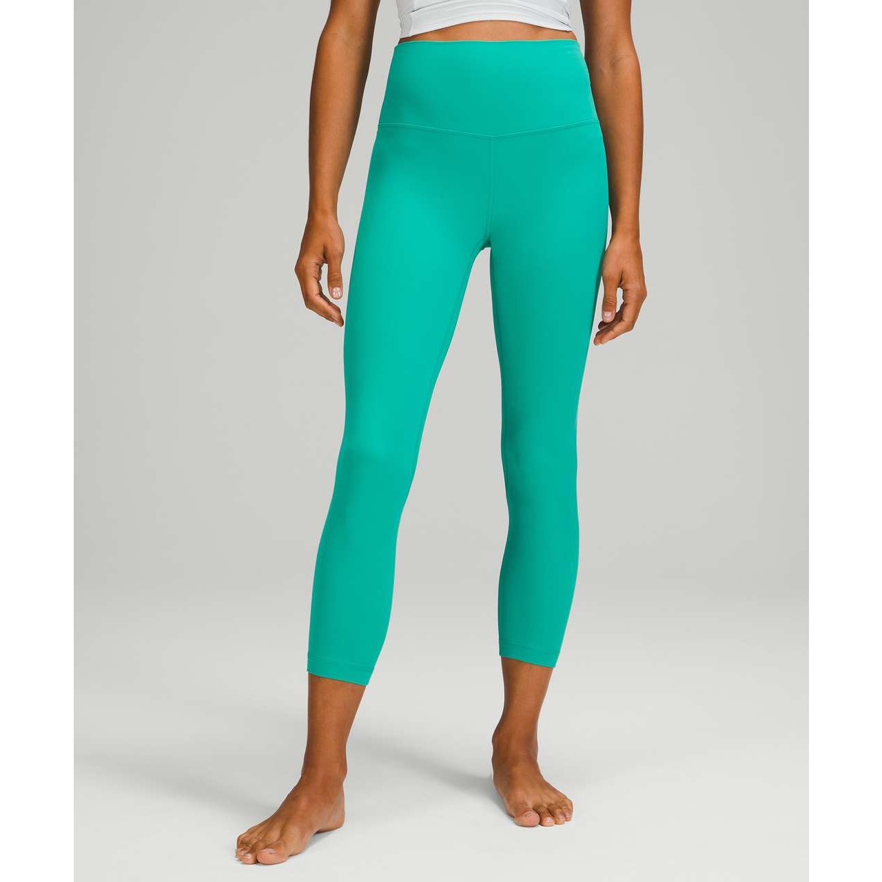 Lululemon Athletica Align High-Rise Crop Leggings Pants 23" Maldives Green 6