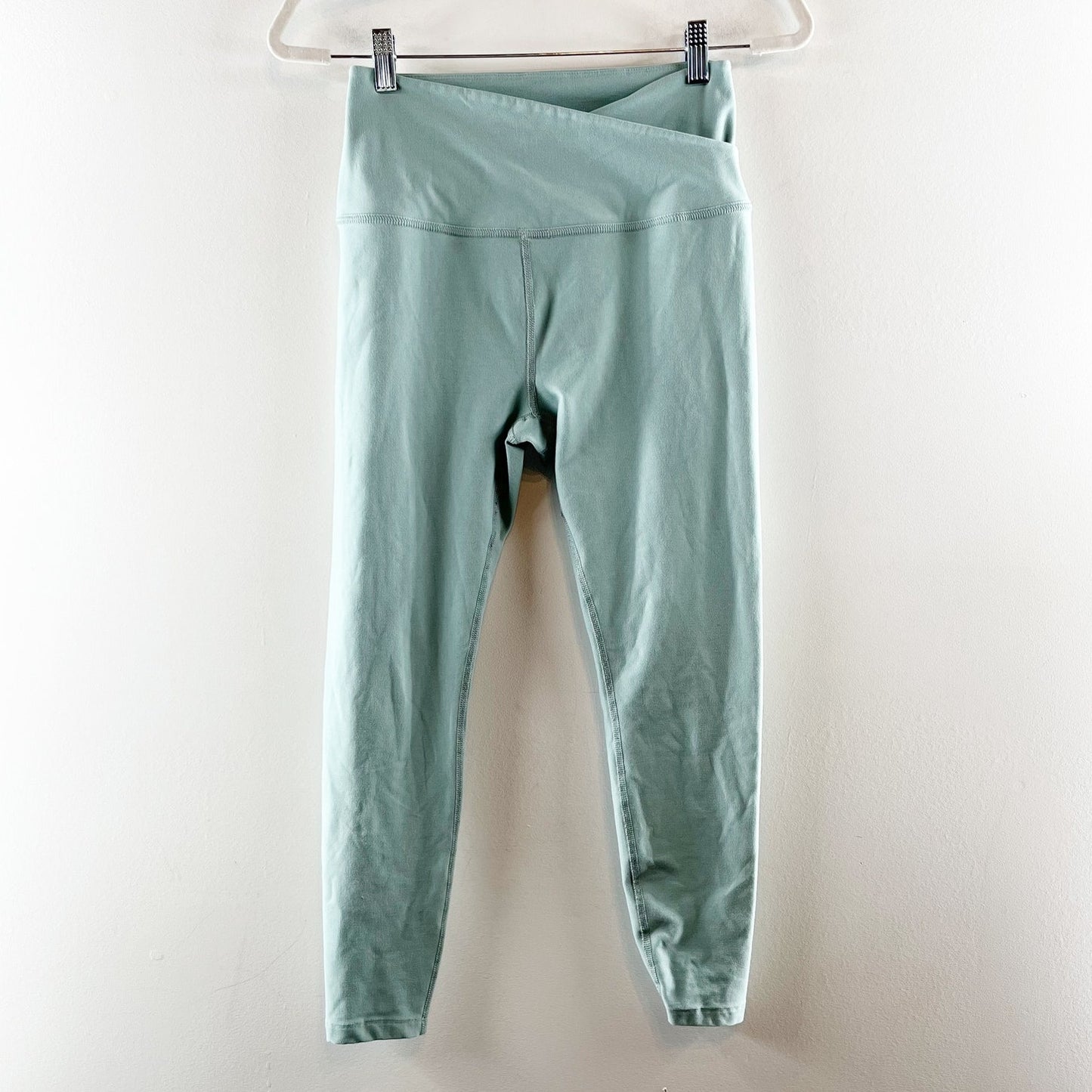 Beyond Yoga Spacedye At Your Leisure High Rise Midi Legging Mint Slate Heather L