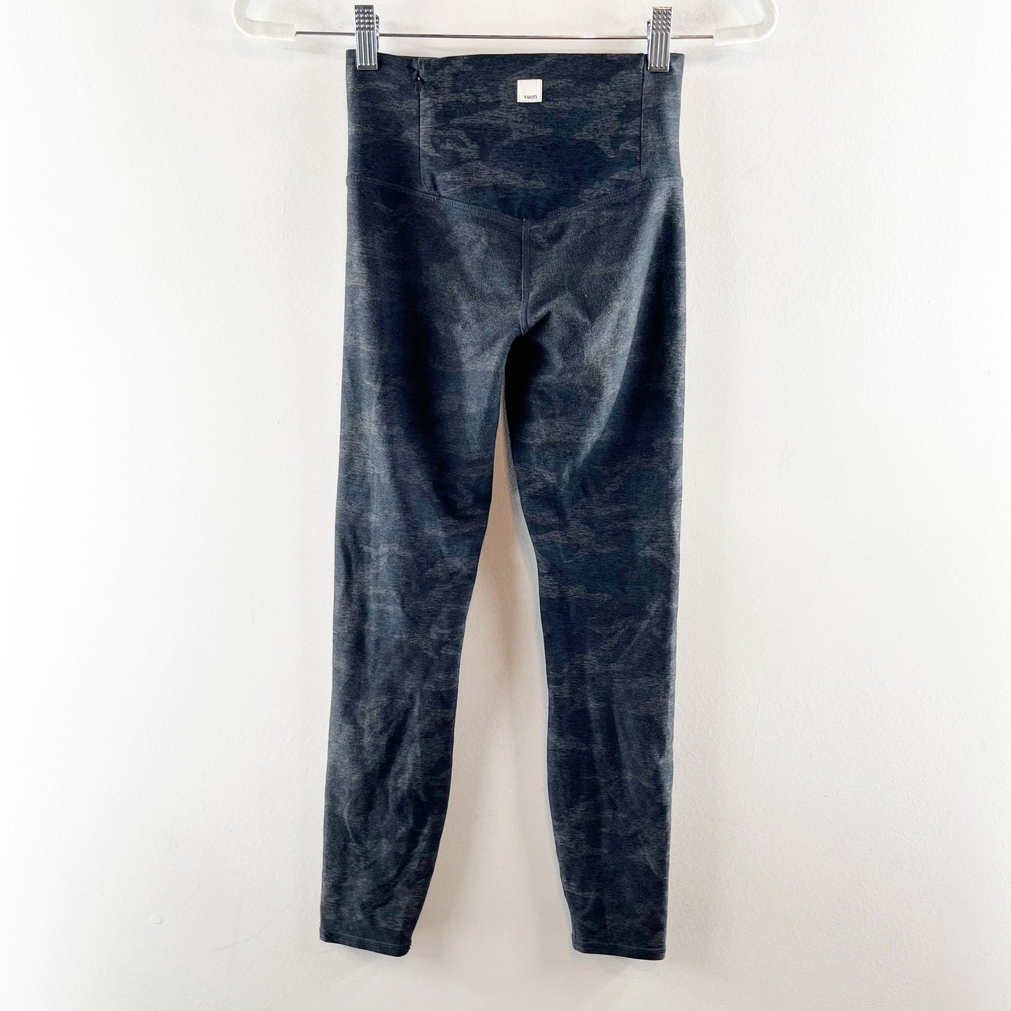 Vuori High Rise Clean Elevation Leggings Gray Blue XS