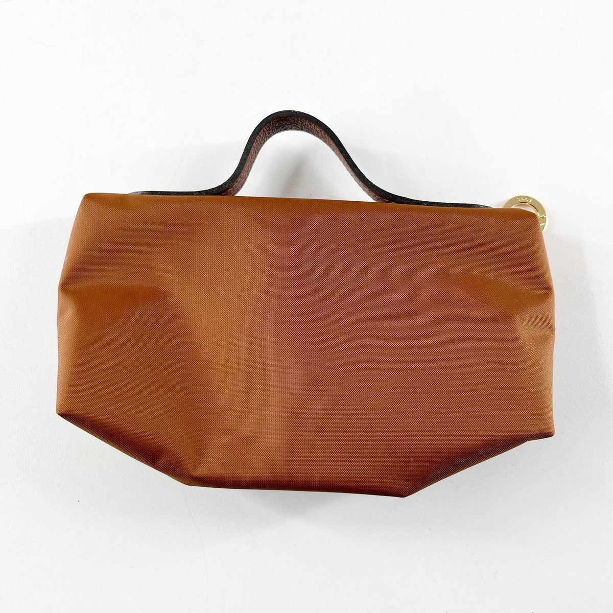 Longchamp Brown Cosmetic Bag Perfect Travel Pouch