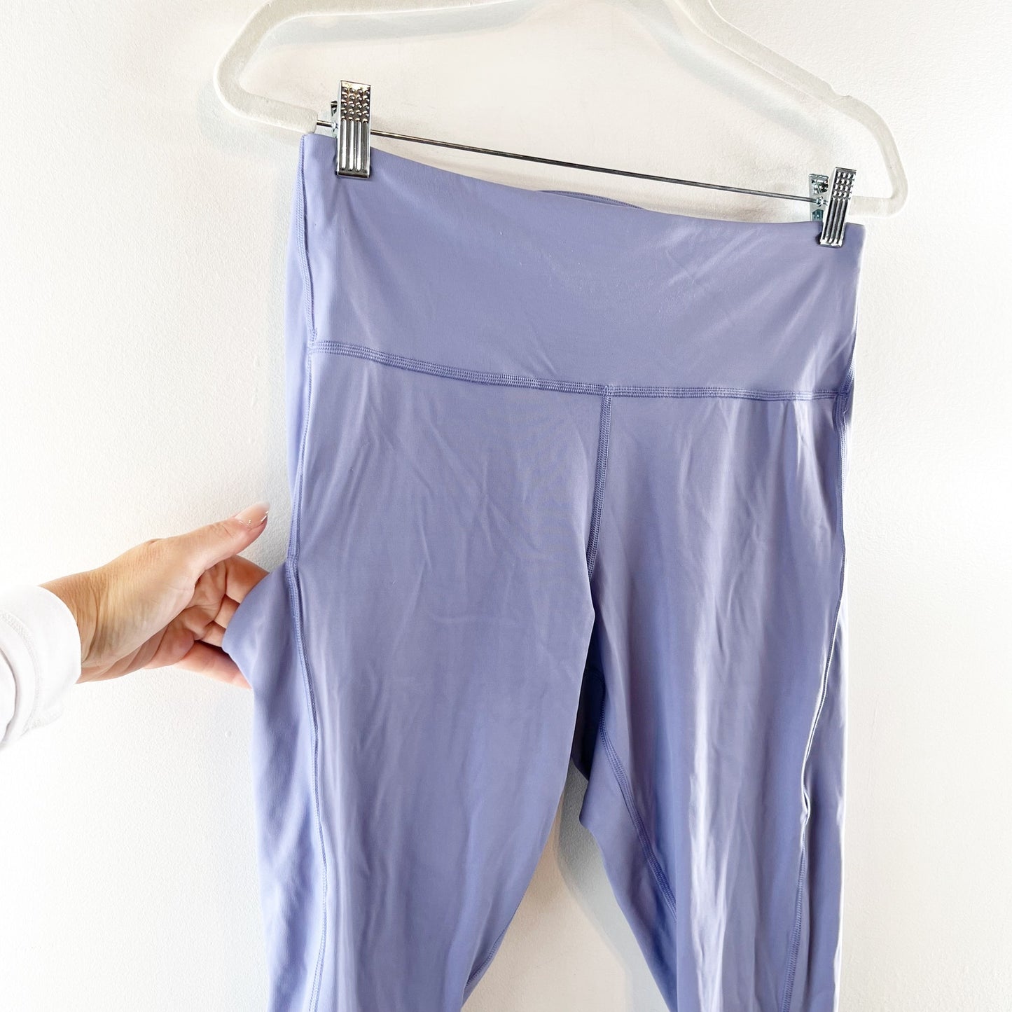 Athleta Ultimate Stash Pocket Capri Leggings Supersonic Dusk Lilac Purple 1X