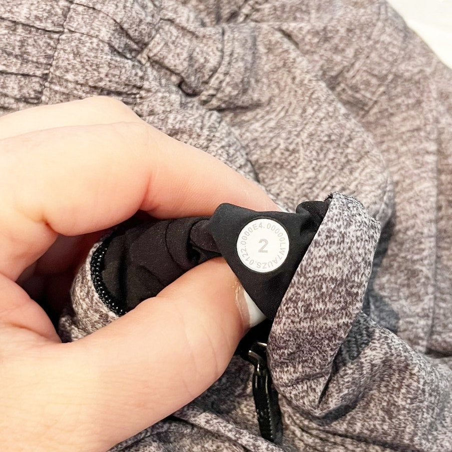 Lululemon Track That Short *5" Heather Lux Multi Black Gray 2