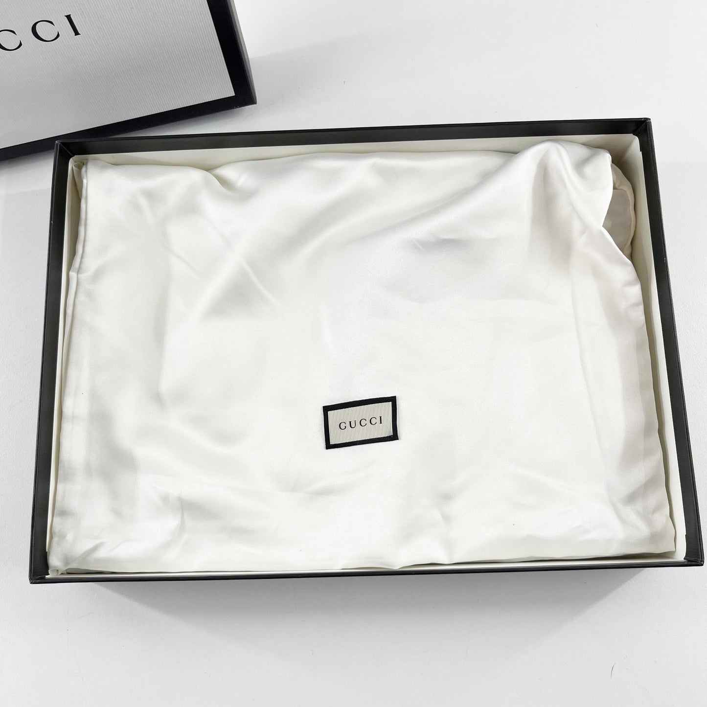 Gucci GG Supreme Kingsnake Canvas Pouch Wristlet Wallet Black