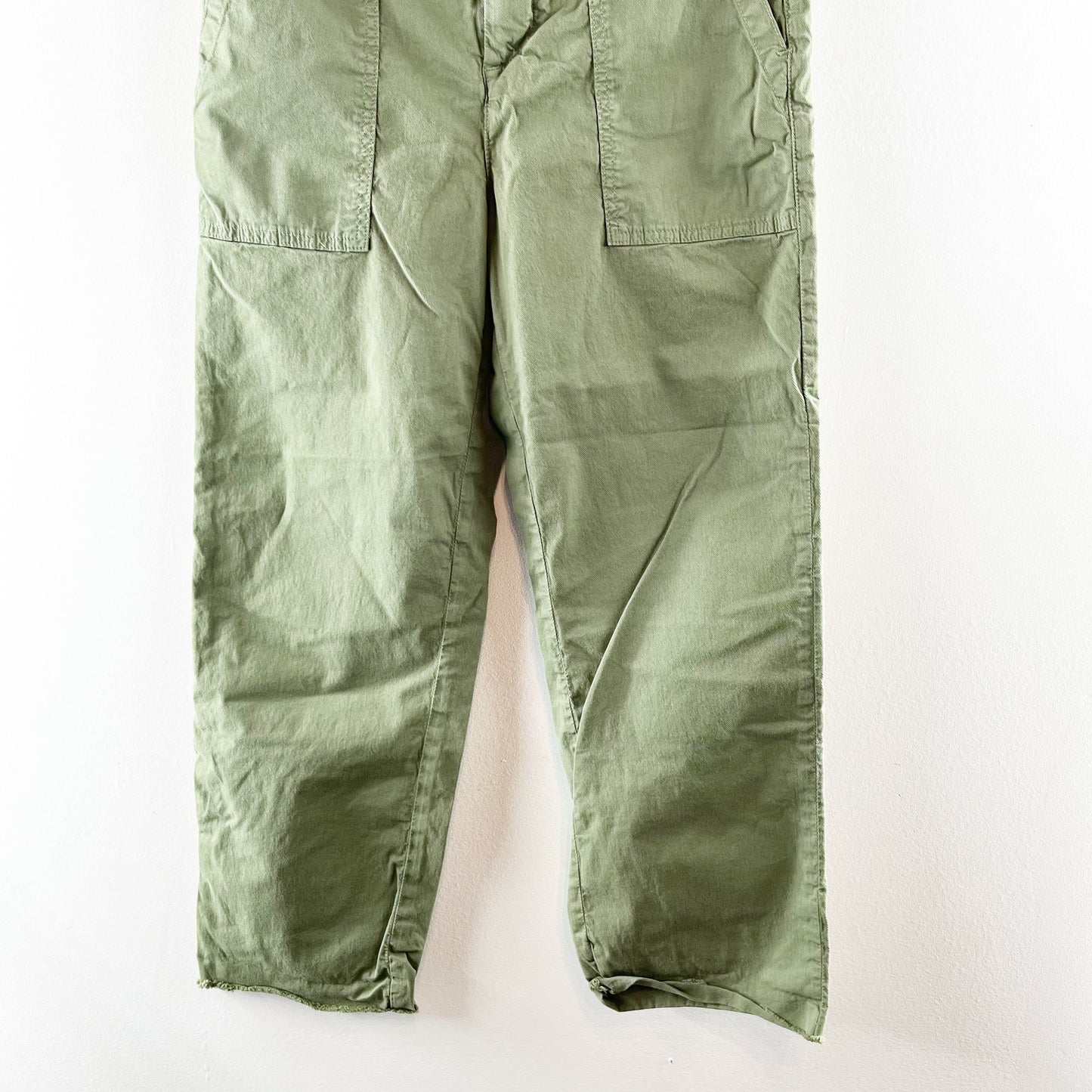 Frank & Eileen Blackstone Slim Cropped Utility Pants Army Green 6