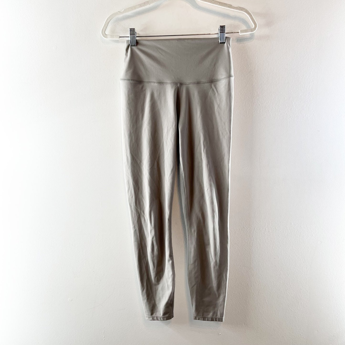 Varley High Rise Compression Workout Leggings Gray Medium