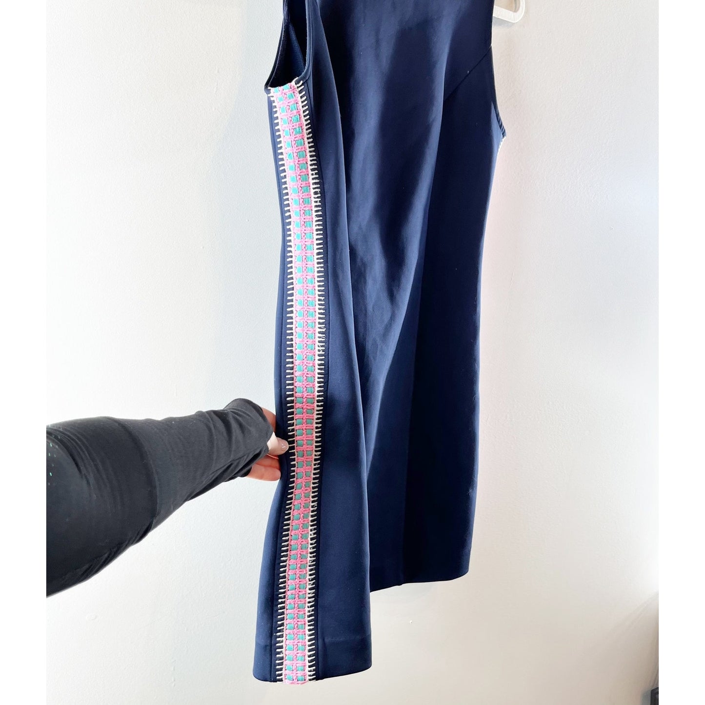 Lilly Pulitzer Mila Sleeveless Mini Shift Dress Navy Blue Medium