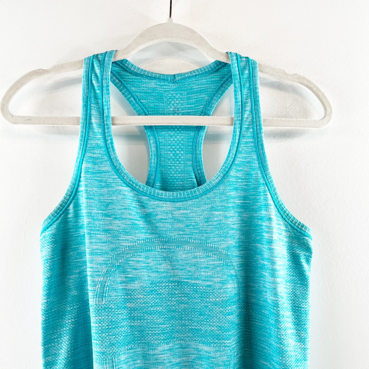 Lululemon Swiftly Tech Racerback Tank Top Heathered Blue Tropics 8