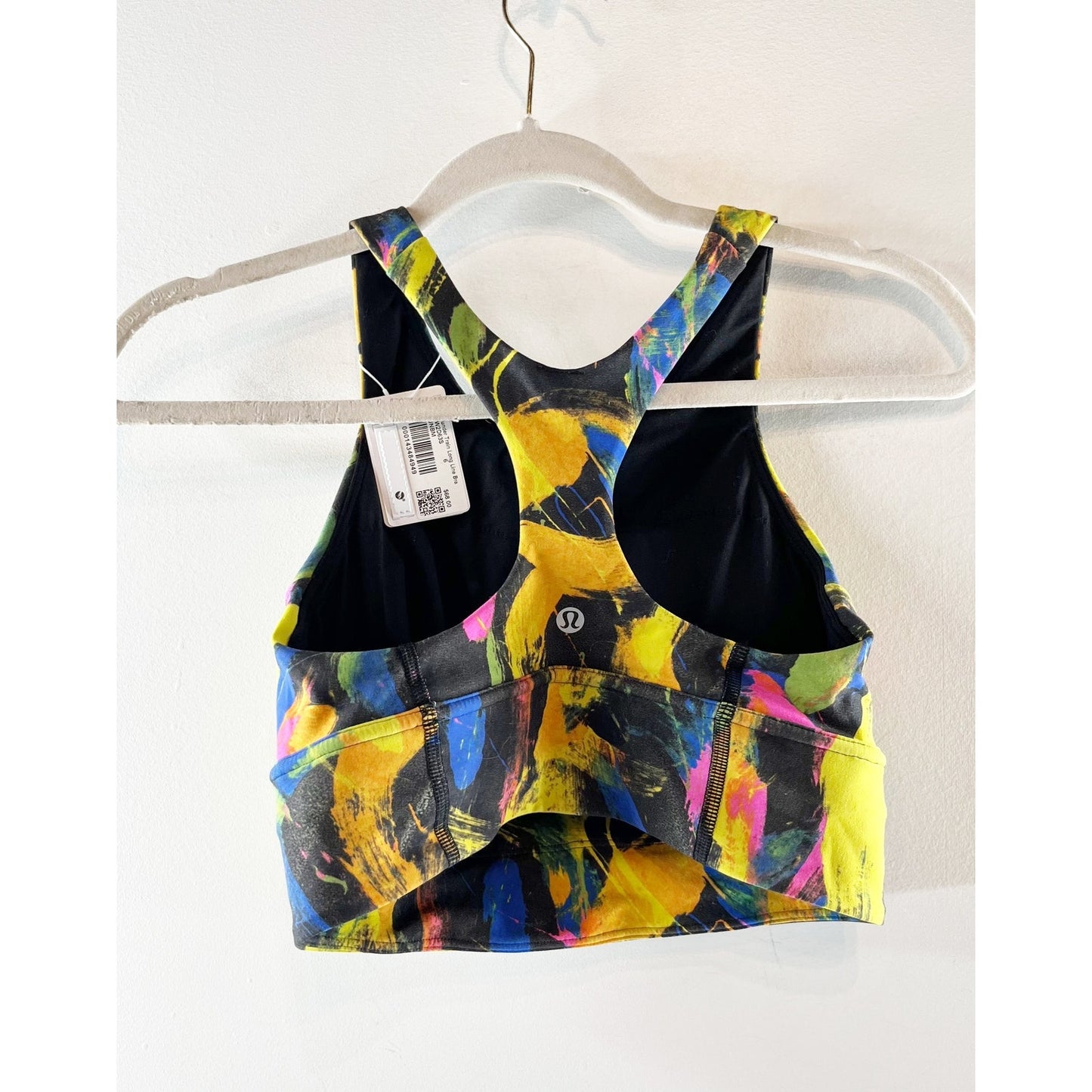 Lululemon Athletica Wunder Train Racerback Long Line Bra Undertone Black Multi 6