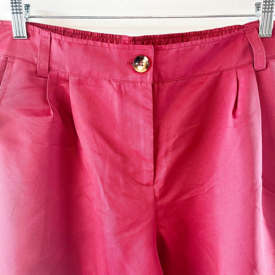 Halara Mid Rise Casual Jogger Pants with Pockets Russet Brown Red Maroon XL