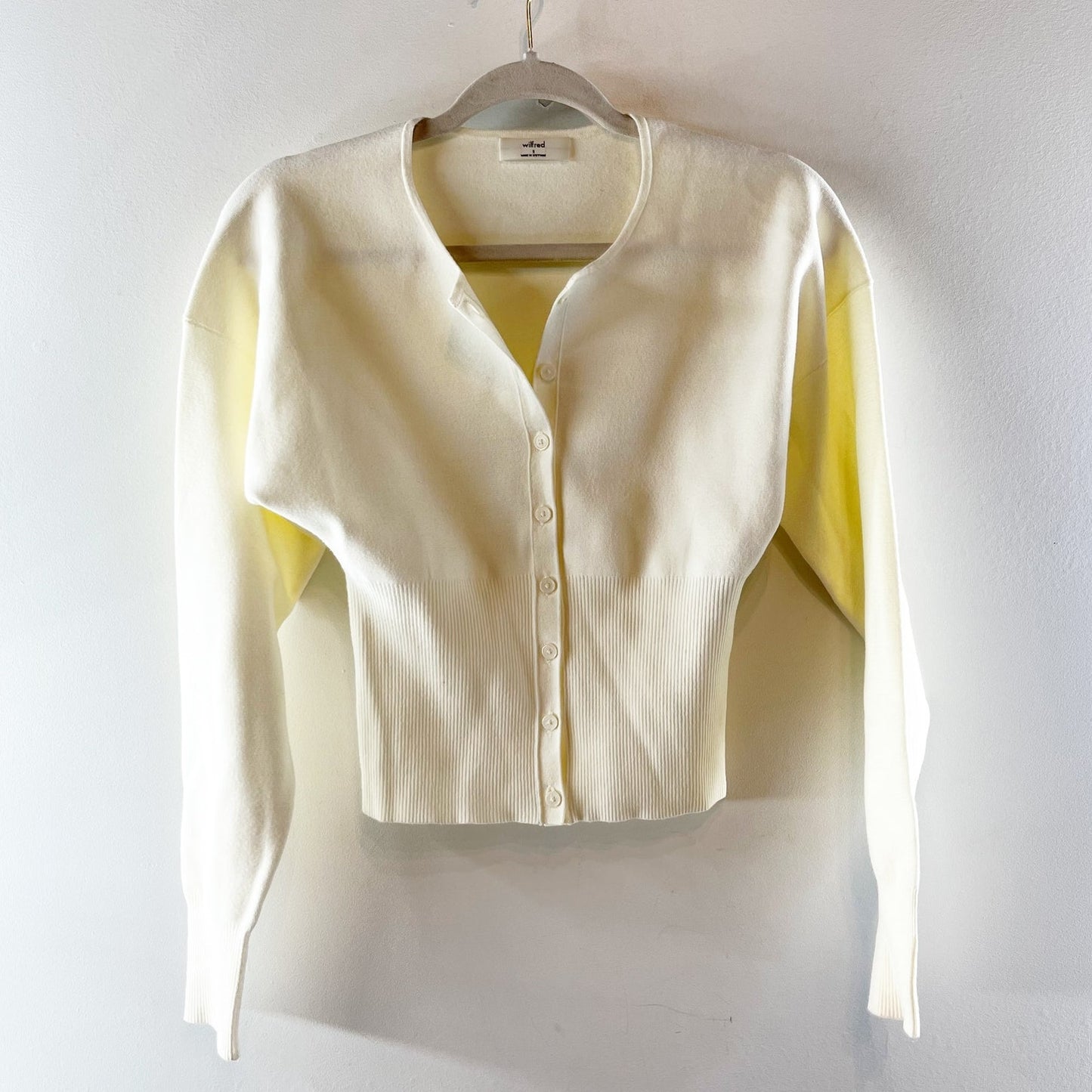 Wilfred Aritzia Golightly Long Sleeve Button Up Cardigan Sweater Wonder Yarn S