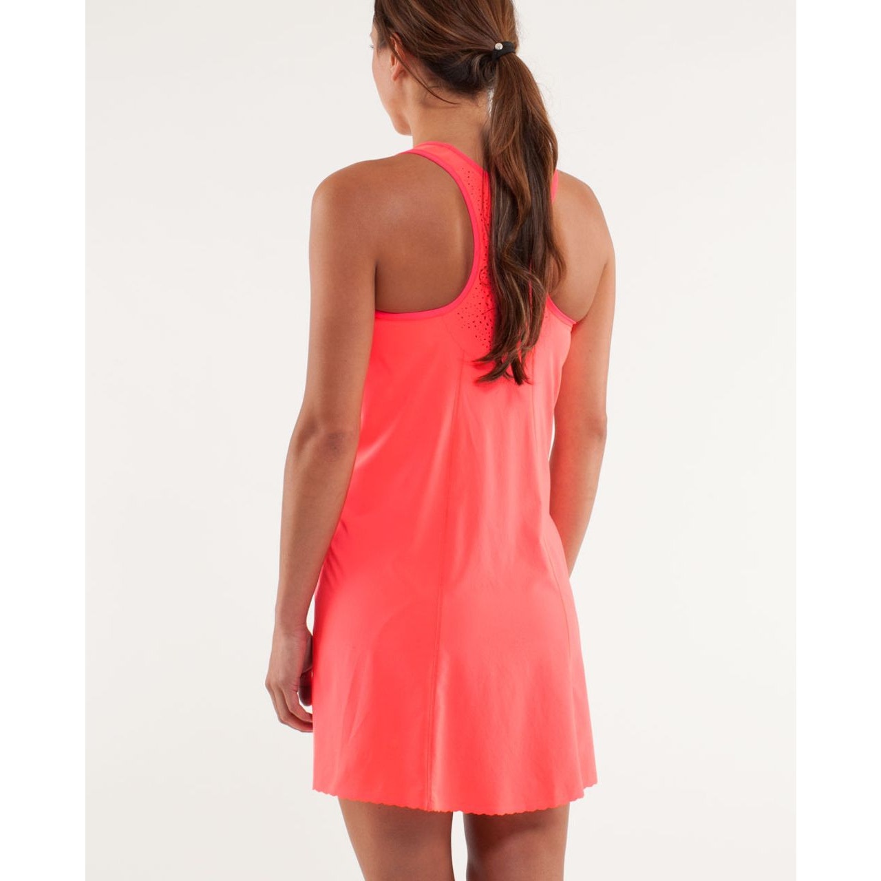Lululemon Run In The Sun Mini Tank Dress Flash Coral Pink Small