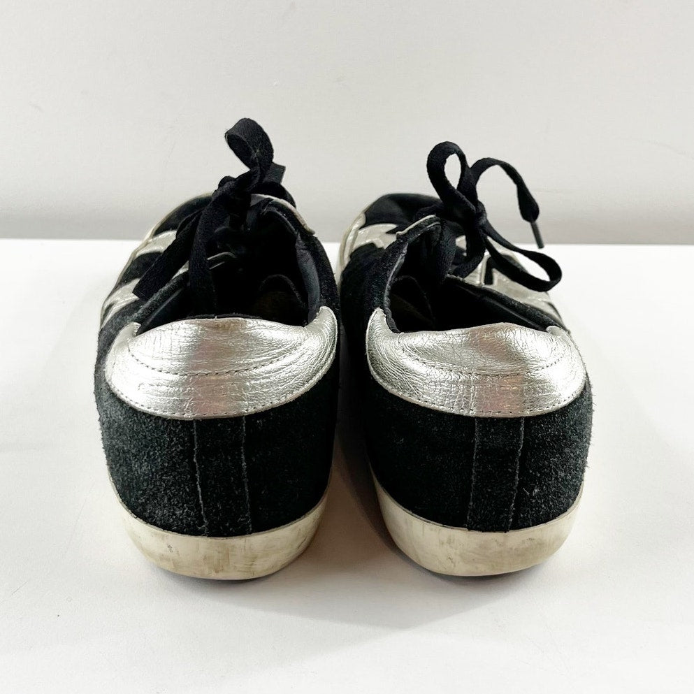 Golden Goose Archive Suede Deluxe Superstar Sneakers Black Silver 8