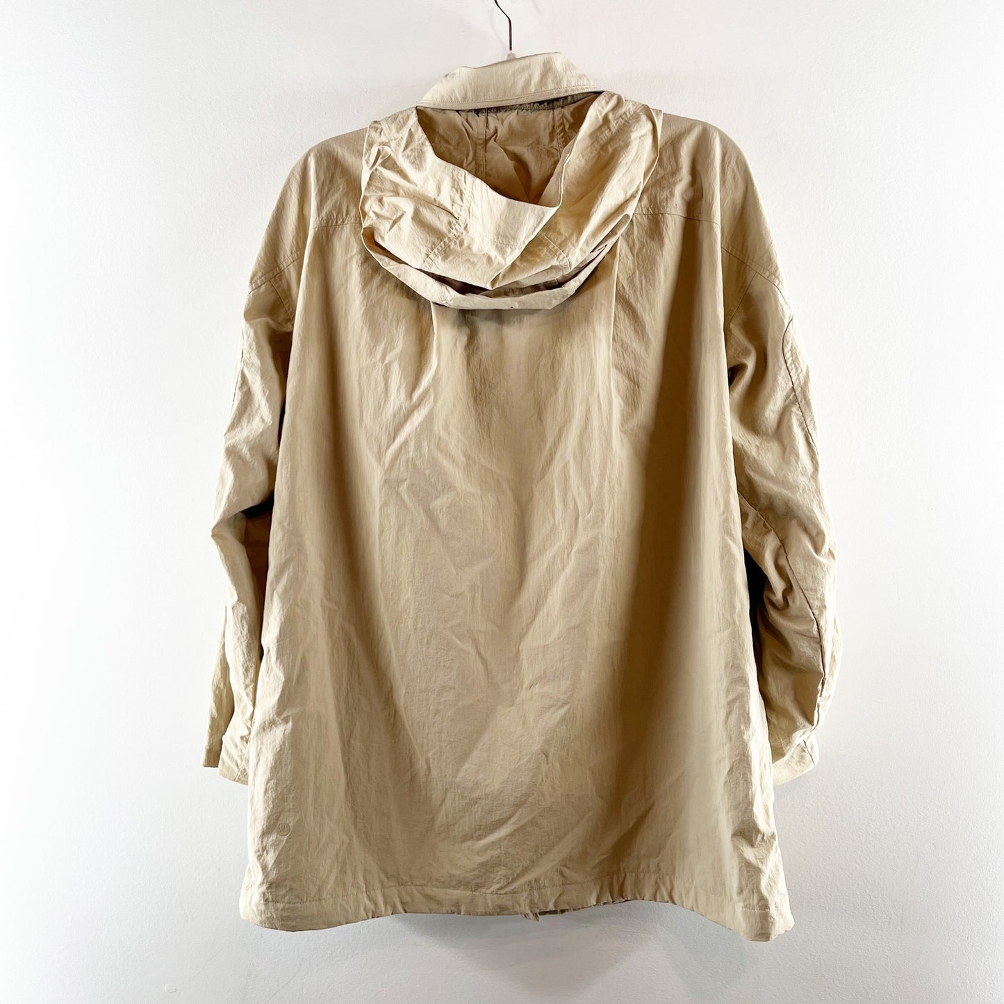Lululemon Hooded Mid-Length Utility Jacket Trench Beige XS
