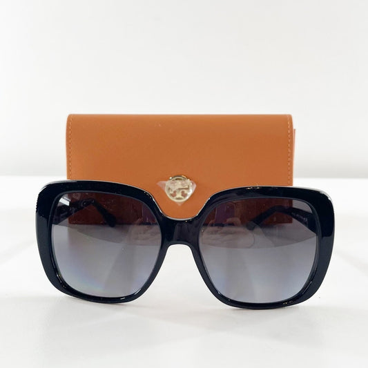 Tory Burch Square Oversized Sunglasses Black with Case