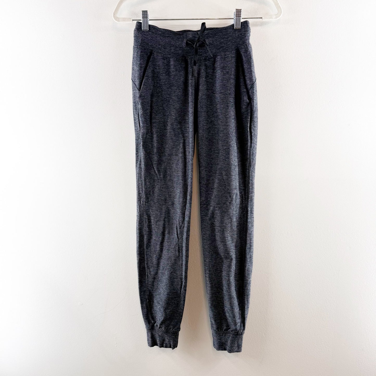 Lululemon Ready To Rulu Pant Jogger Sweatpants 29" Heathered Gatsby Blue / Black