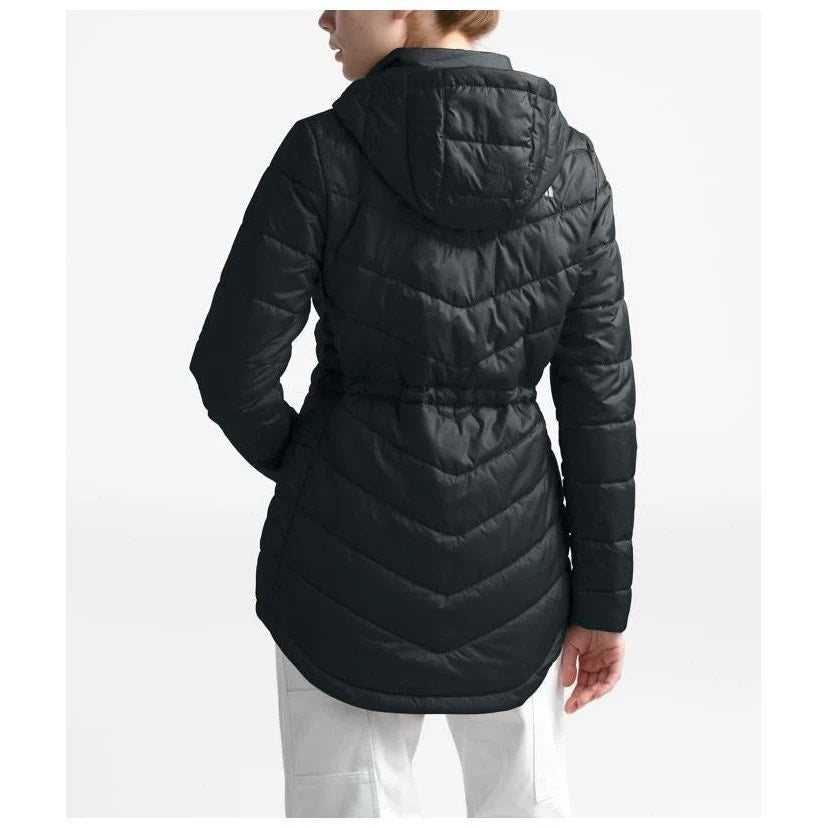 The North Face Tamburello Hooded Full Zip Quilted Parka Puffer Jacket Black L