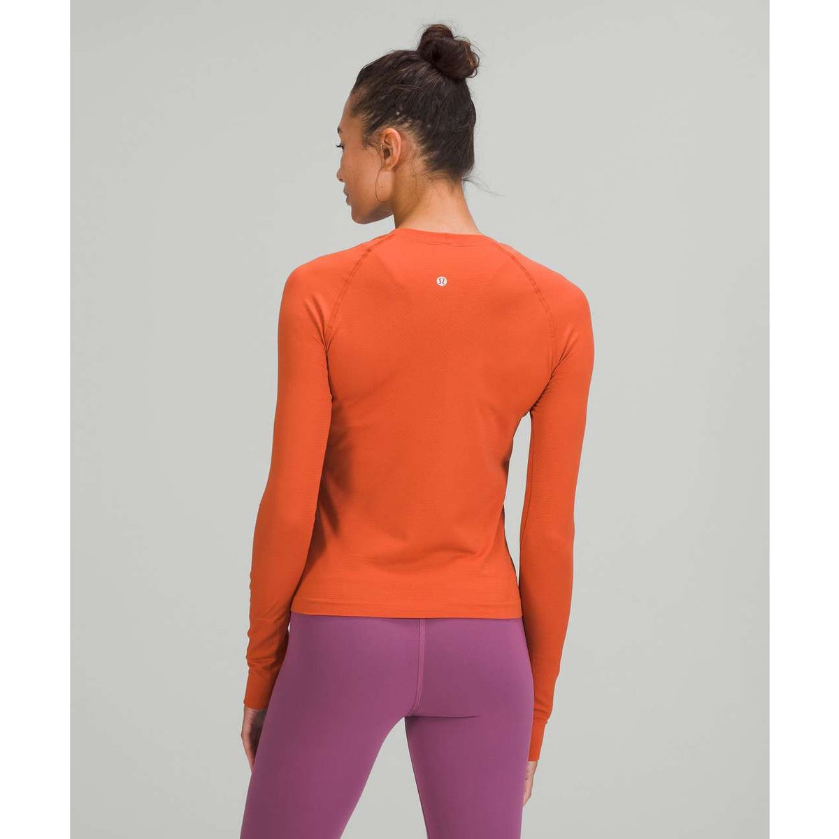 Lululemon Swiftly Tech Long Sleeve Shirt 2.0 Race Length Canyon Orange 6