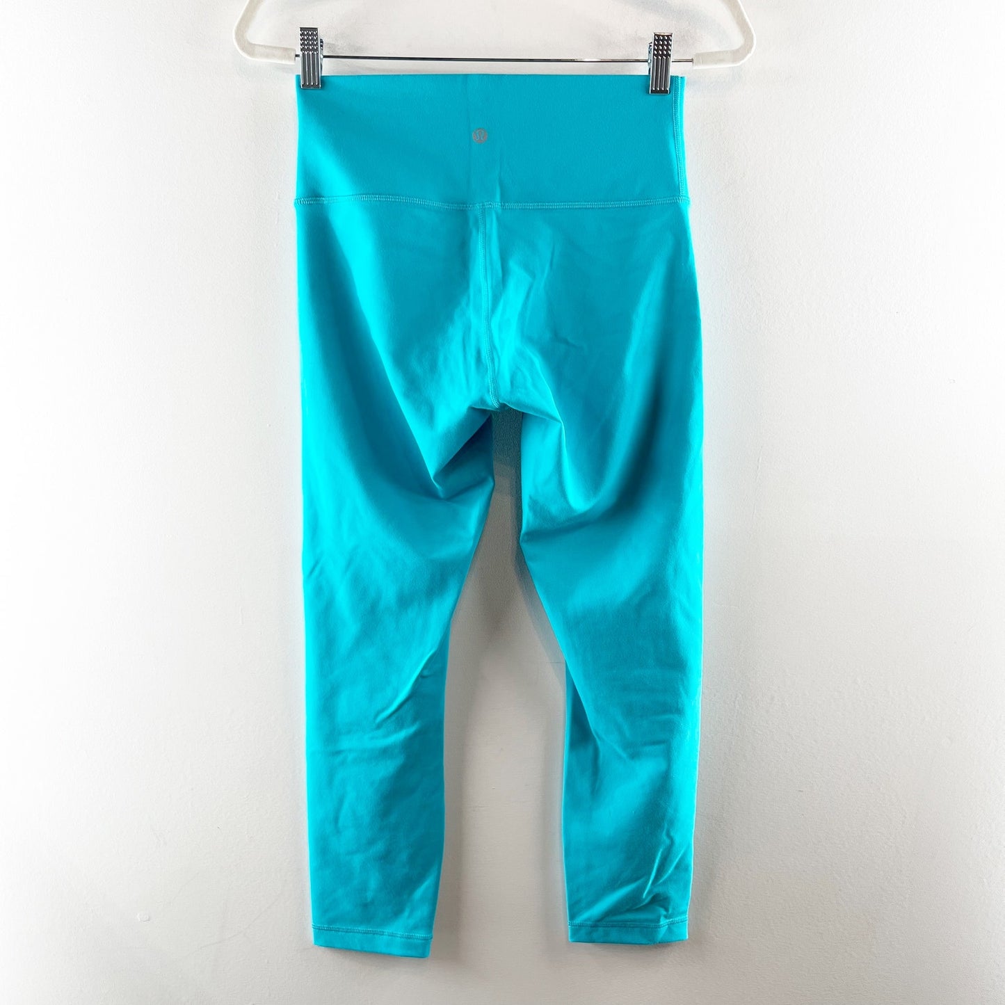 Lululemon Wunder Train Crop 21" Leggings Teal Turquoise Blue 8