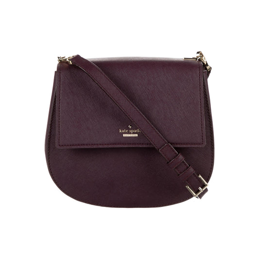 Kate Spade New York Cameron Street Byrdie Saddle Crossbody Bag Purple