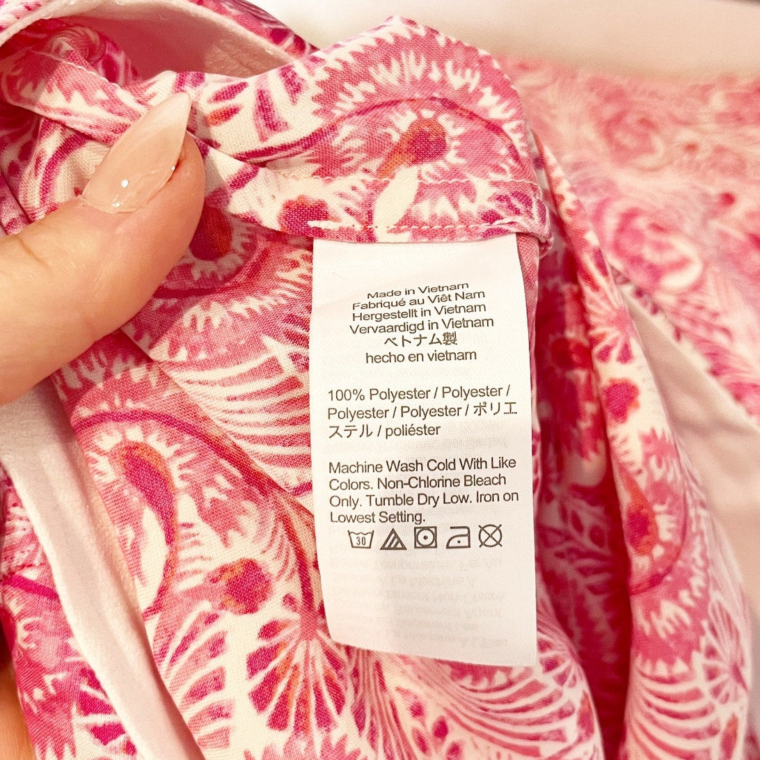 J. Crew Dandelion Satin Flare Tulip Midi Slip Skirt pink XS