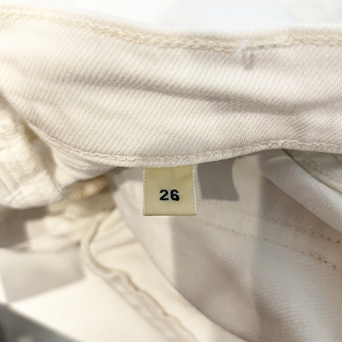 Citizens Of Humanity High Rise Demy Cropped Flare Jeans White 26 / 2