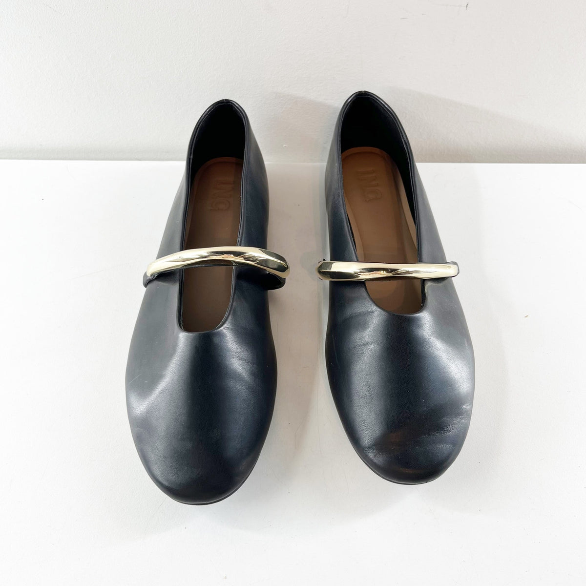 INC Rahmi Mary Jane Ballet Flats Black 10