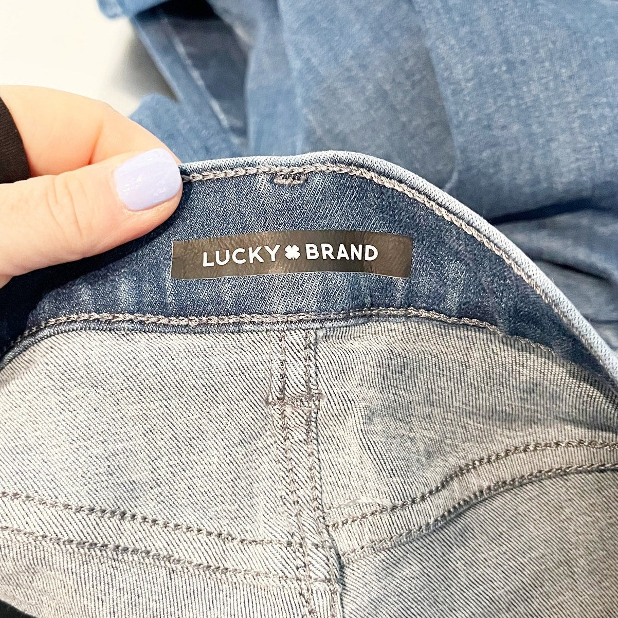 Lucky Brand High Rise Uni Fit Bootcut Jeans Denim Blue 27-29