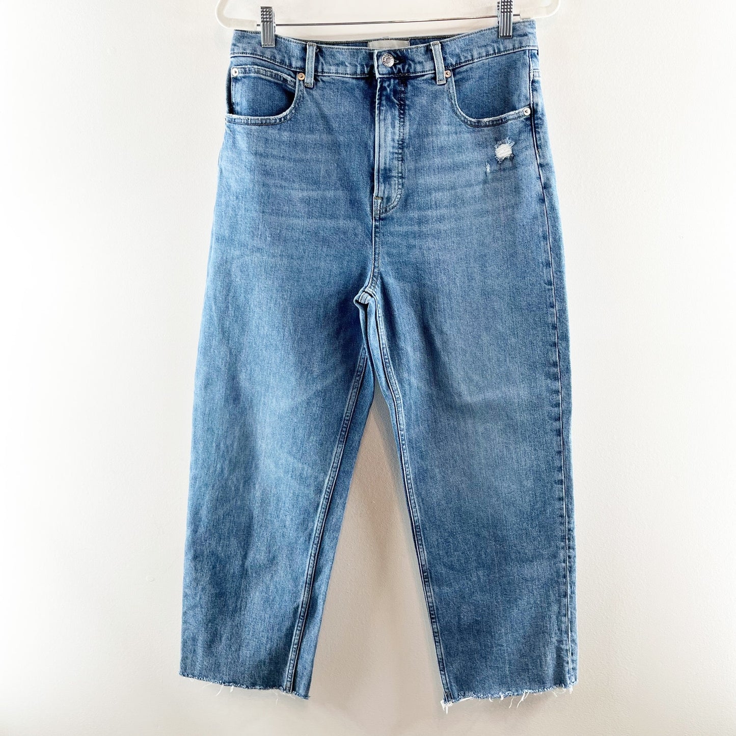 Everlane The Way High Straight Leg Jeans Blue 32 / 14