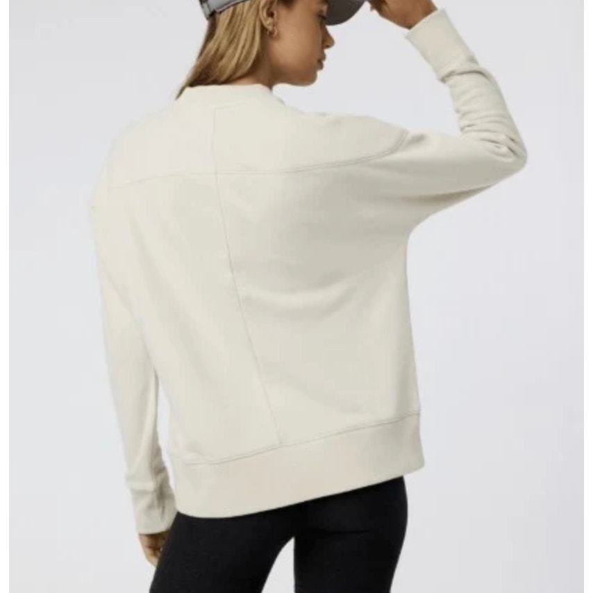Vuori Sedona Weekender Crew Pullover Sweatshirt Bone Cream Ivory Small