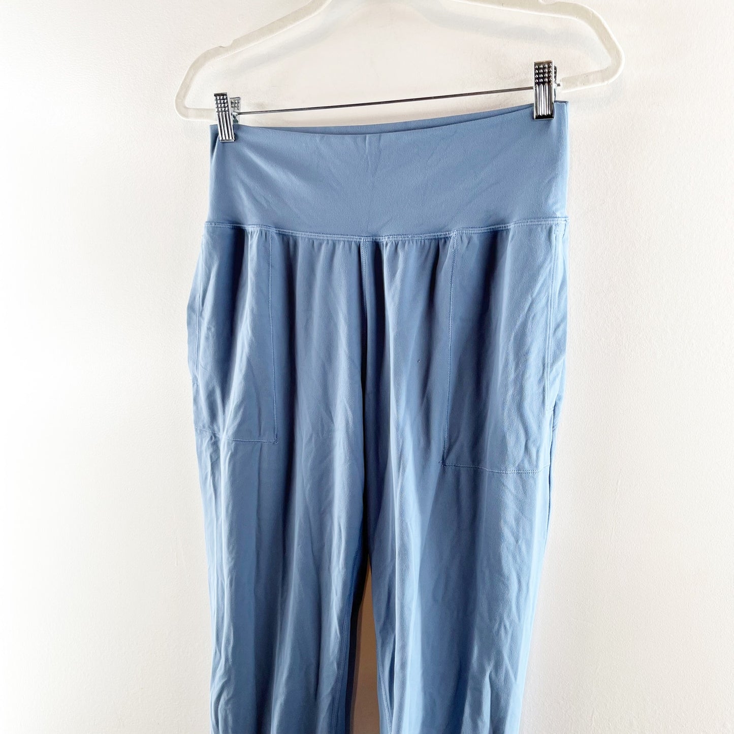 Athleta Salutation Pull On High Waisted Jogger Pants Blue Star Medium