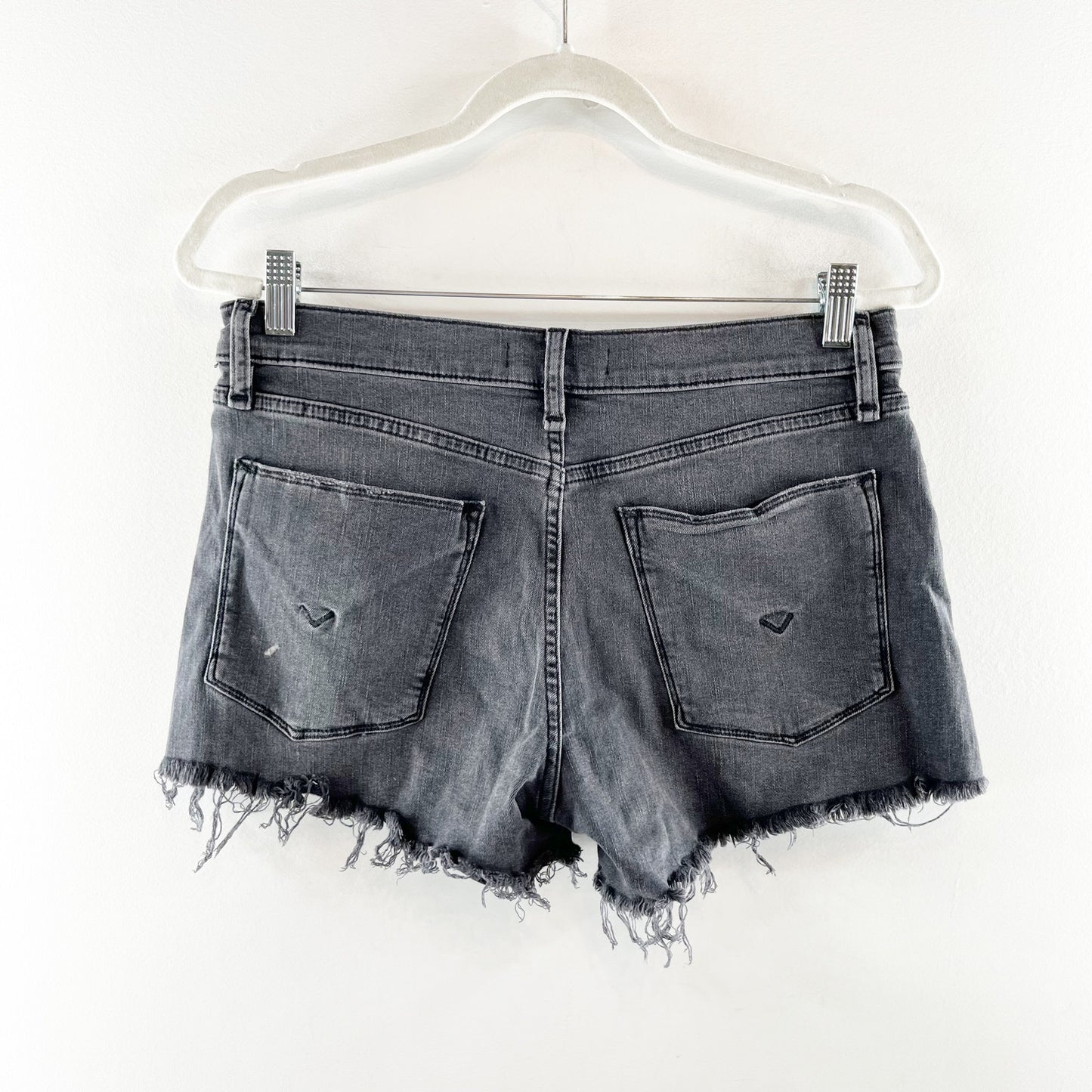HUDSON Los Angeles Gemma Mid Rise Denim Jean Shorts Lady Luck 27