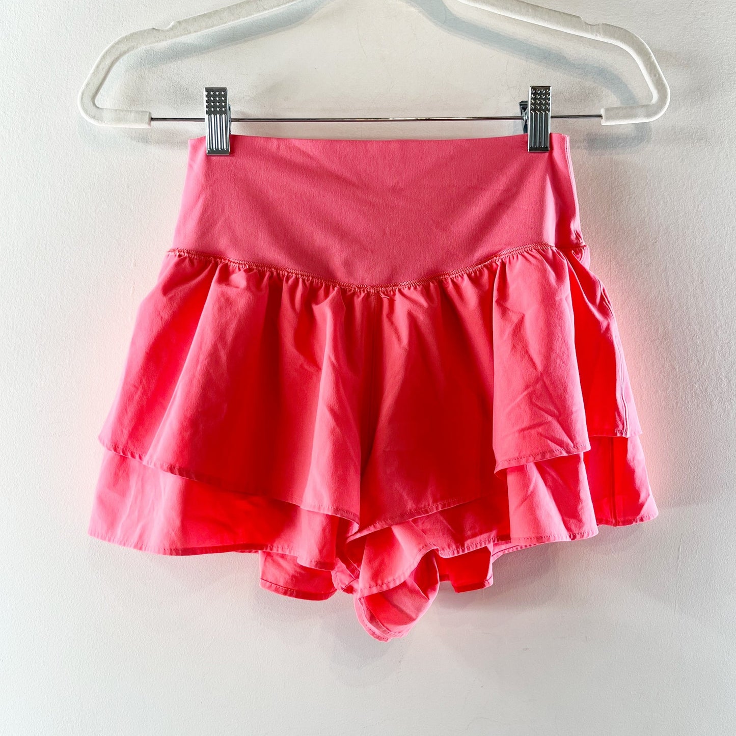 OFFLINE By Aerie Real Me High Rise Layered Flirty Short Tropidelic Pink Medium