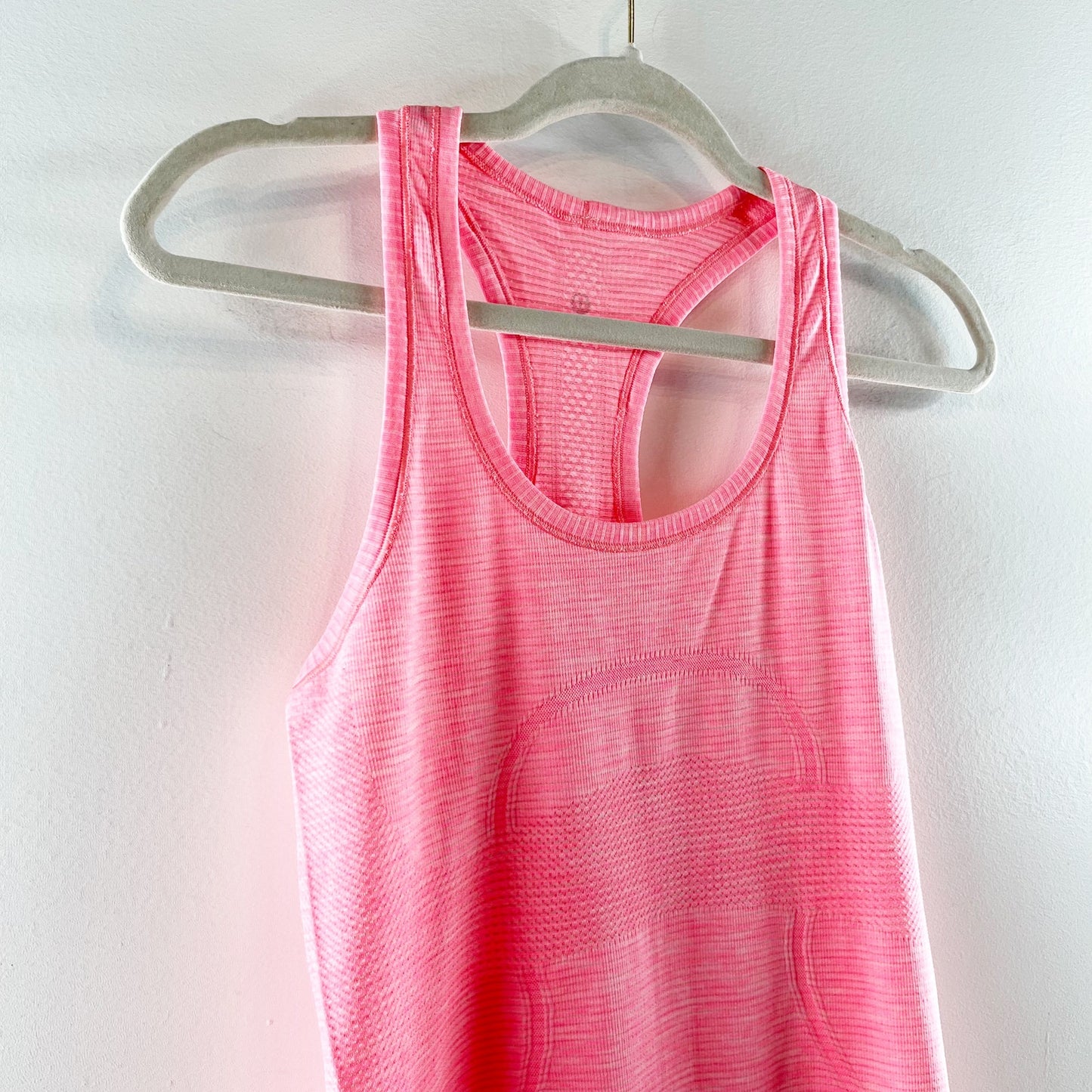 Lululemon Run: Swiftly Tech Racerback Tank Top Heathered Neon Pink 6