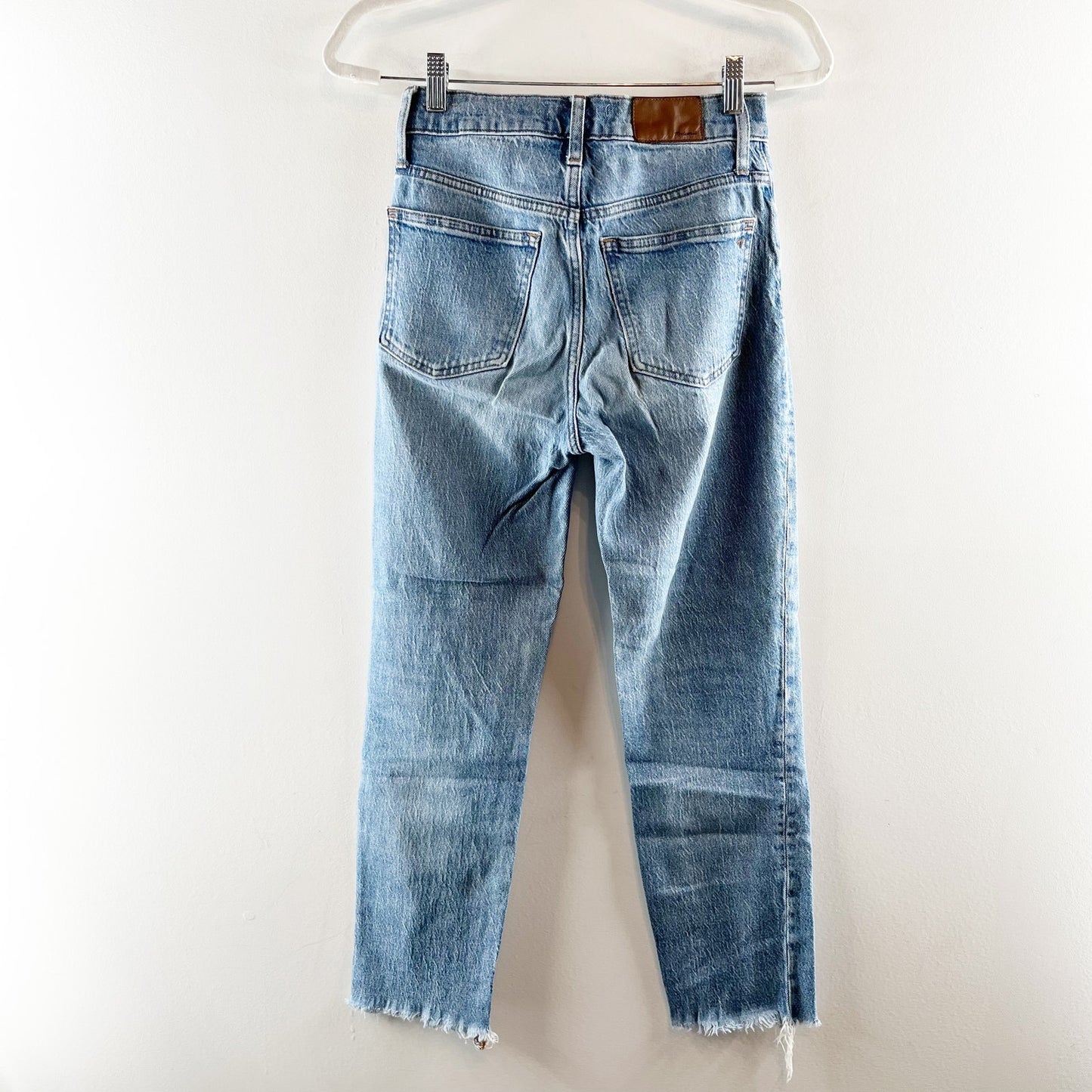 Madewell The Perfect Vintage High Rise Mom Straight Jeans Blue 24