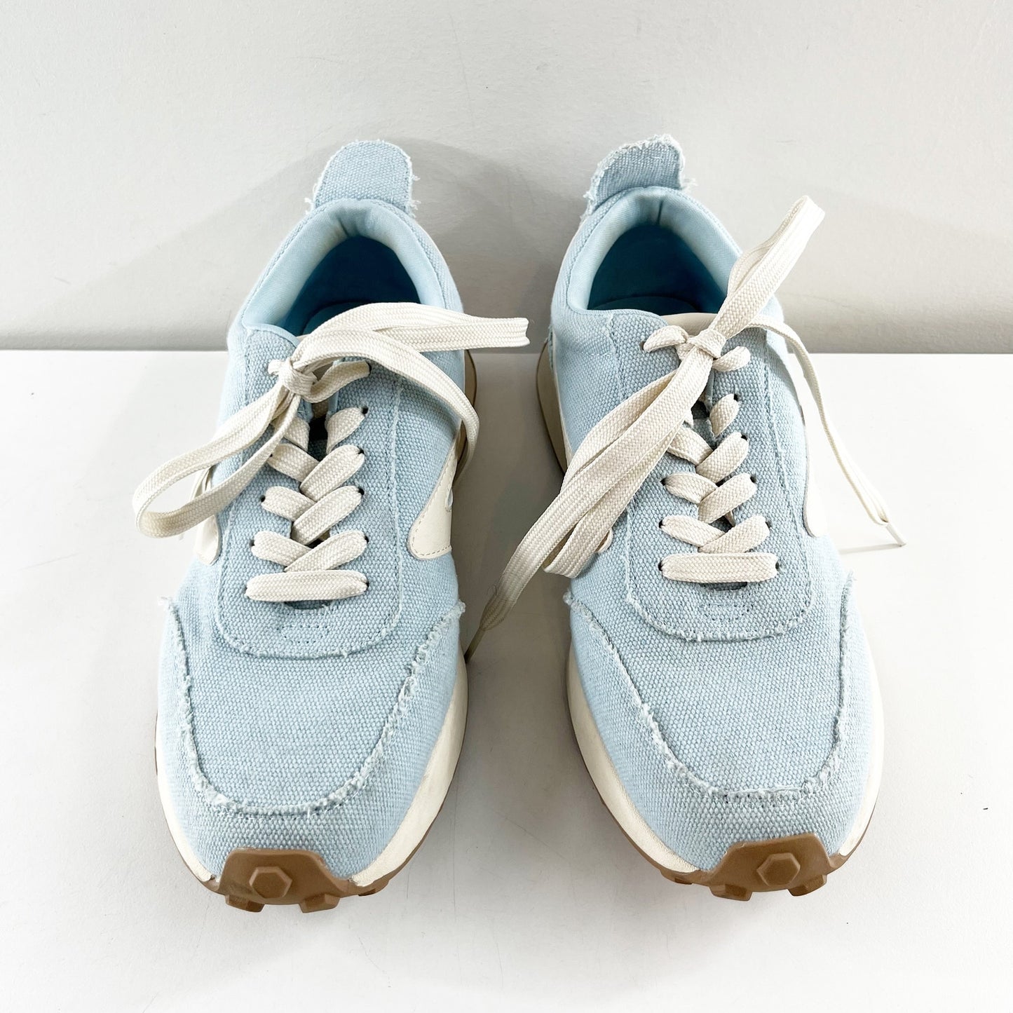 Dolce Vita DV Braiden Low Top Running Sneaker Shoes Light Blue White 8