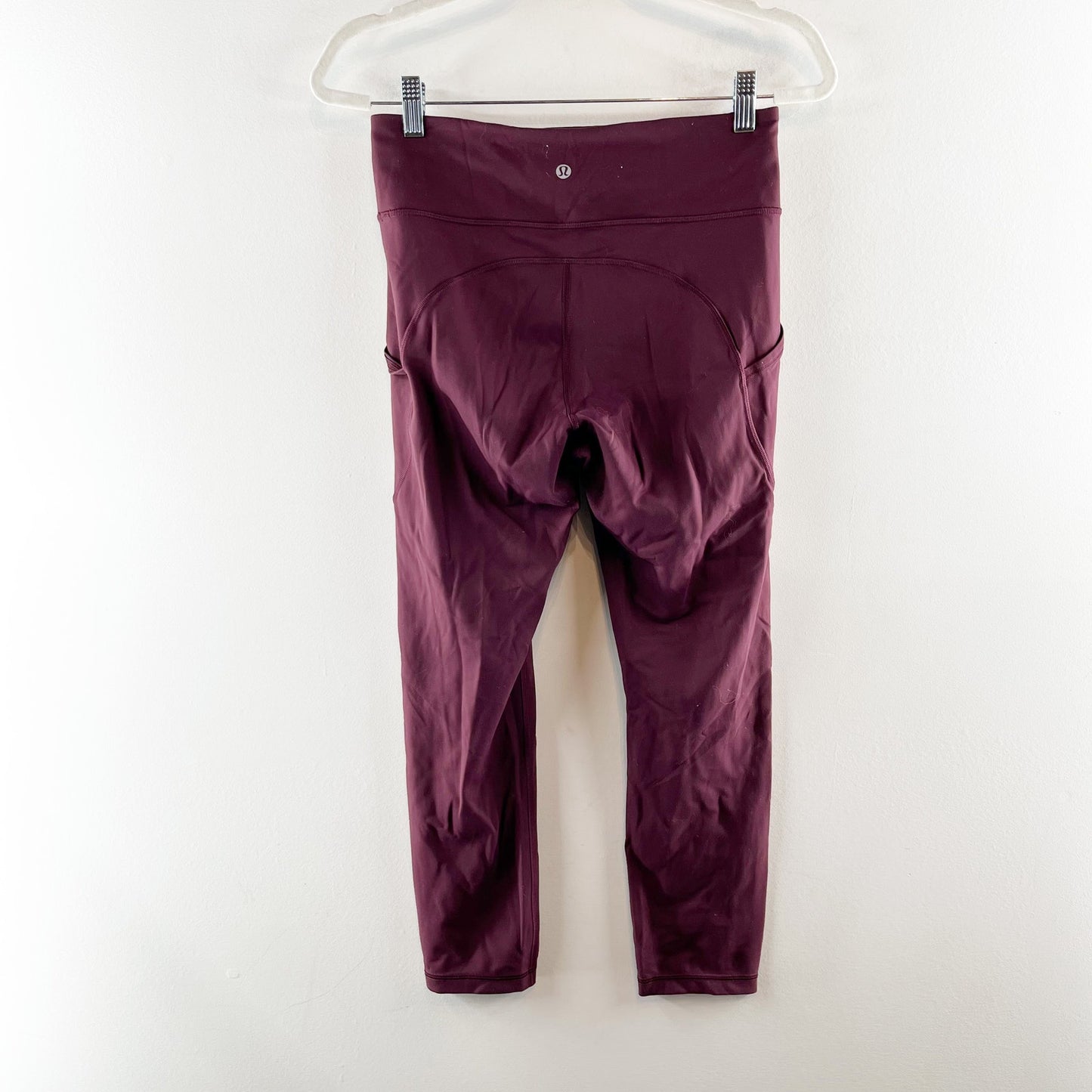 Lululemon Invigorate High-Rise Crop Leggings 23" Cassis Maroon 8