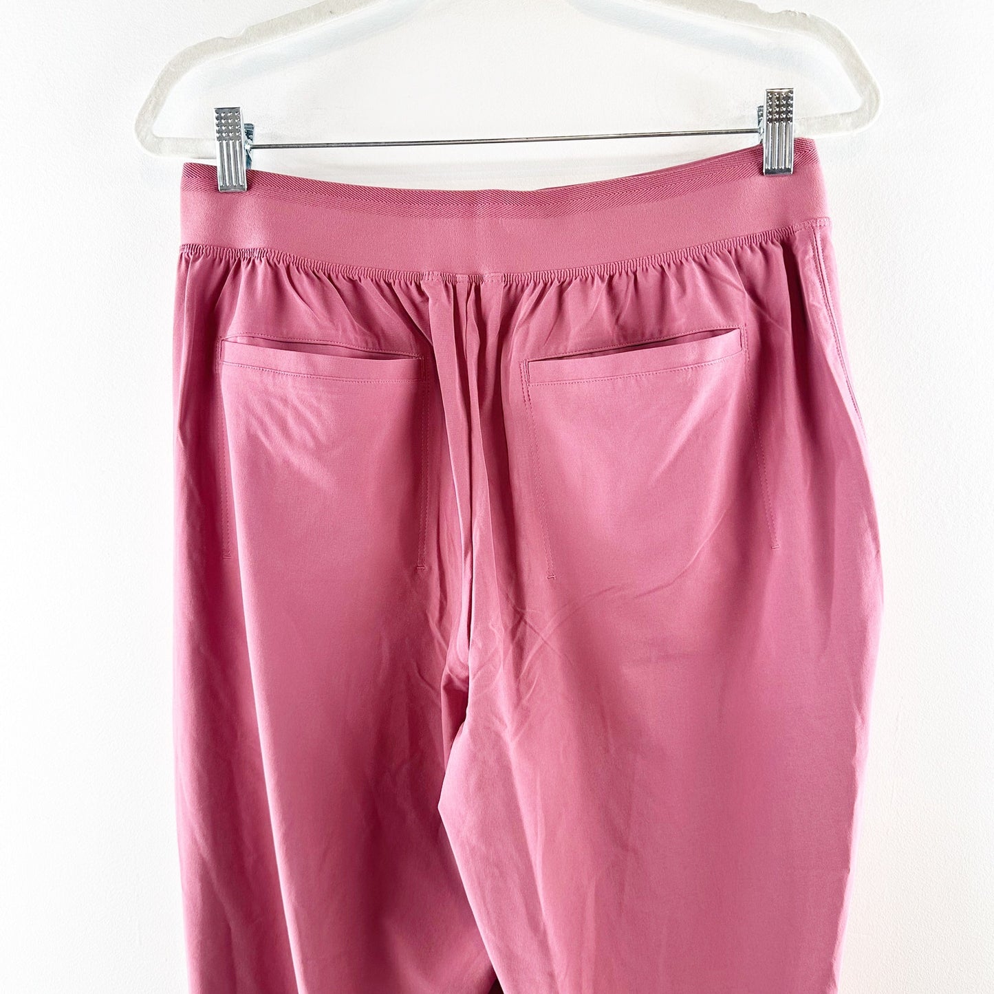 Athleta Brooklyn Heights High Rise Jogger Pants Berry Rose Red Pink 10