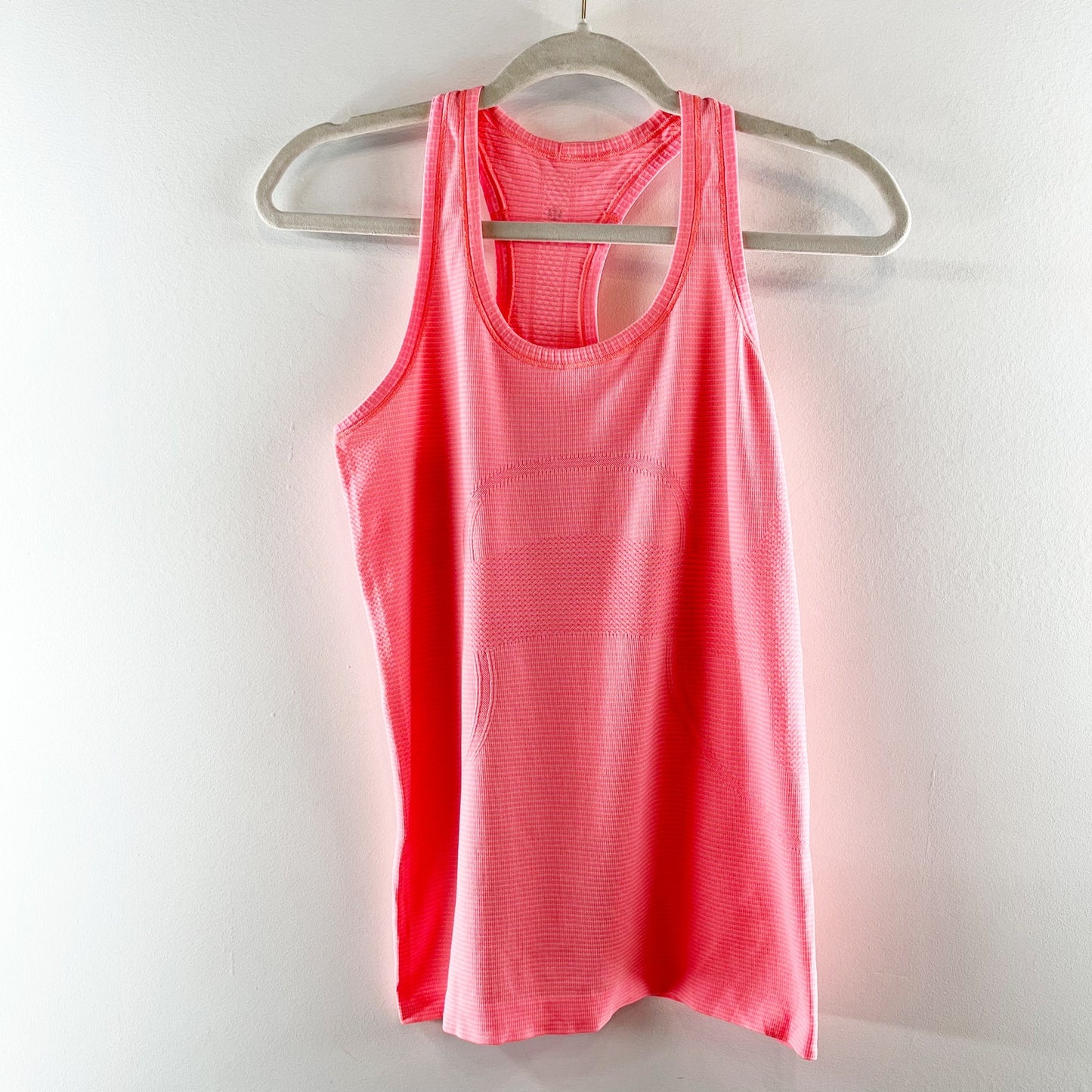 Lululemon Run: Swiftly Tech Racerback Tank Top Heathered Neon Pink 6