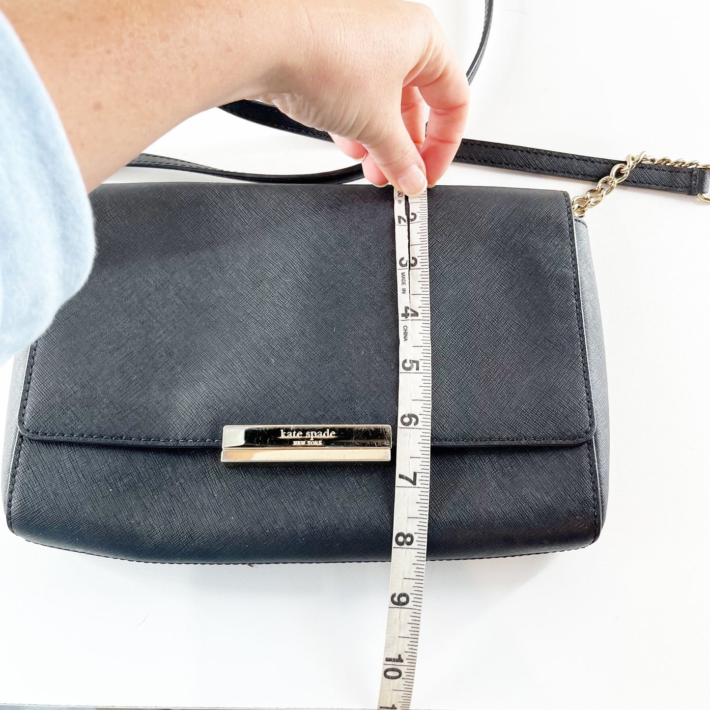 Kate Spade New York Maiden Way Saffiano Remi Crossbody Bag Black