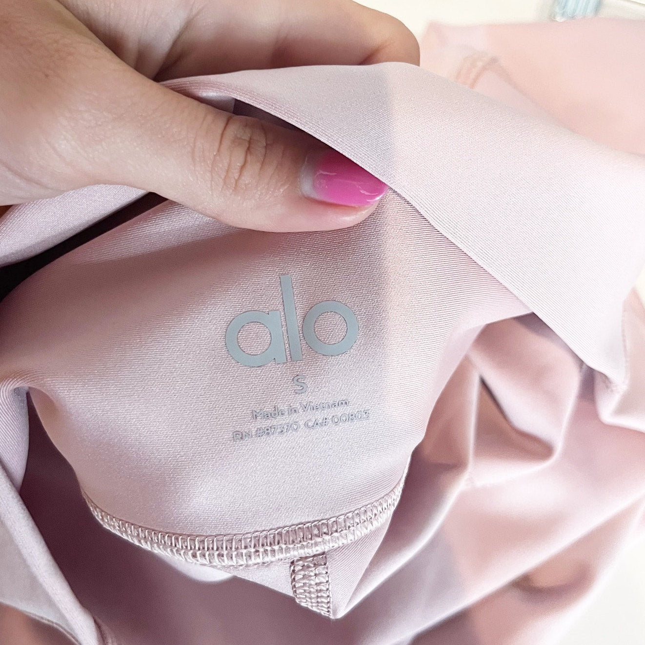Alo 7/8 High-Waist Airlift Leggings Vintage Pink Small