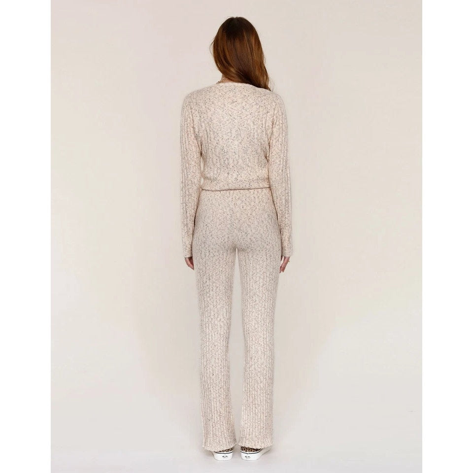 Heartloom Nikita Pant & Lilah Sweater Loungewear 2 Piece Set Oat Medium / Large