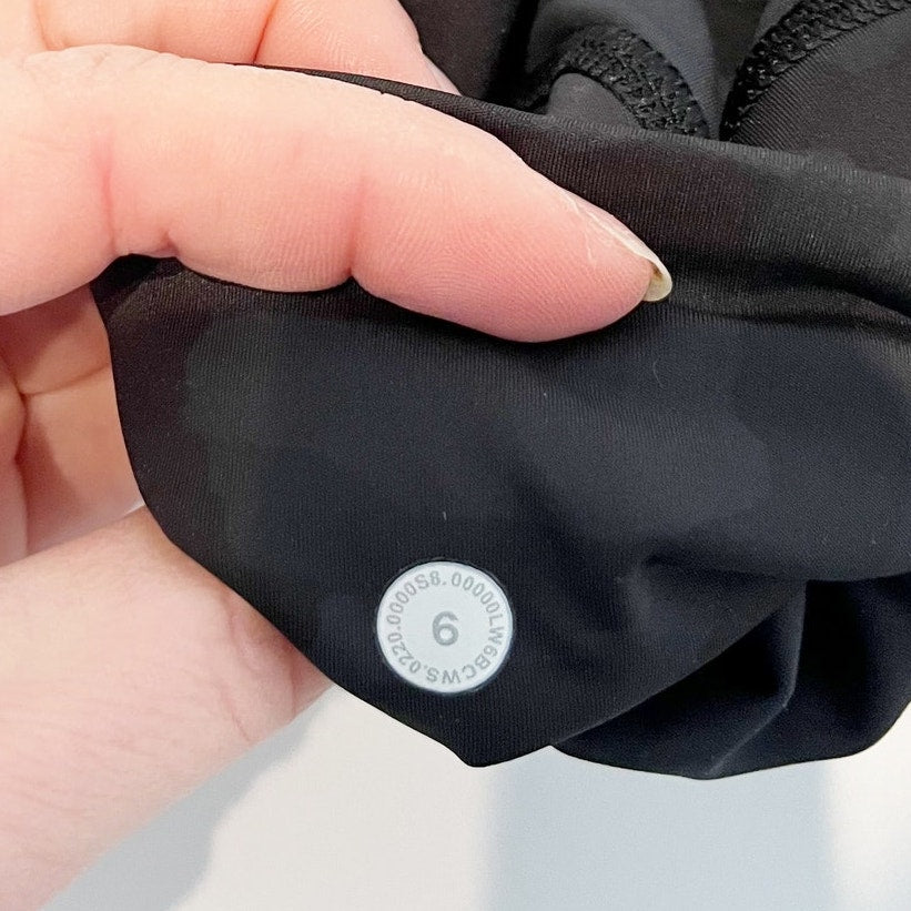 Lululemon Fast and Free Crop II 19" *Non-Reflective Incognito Camo Multi Grey 6