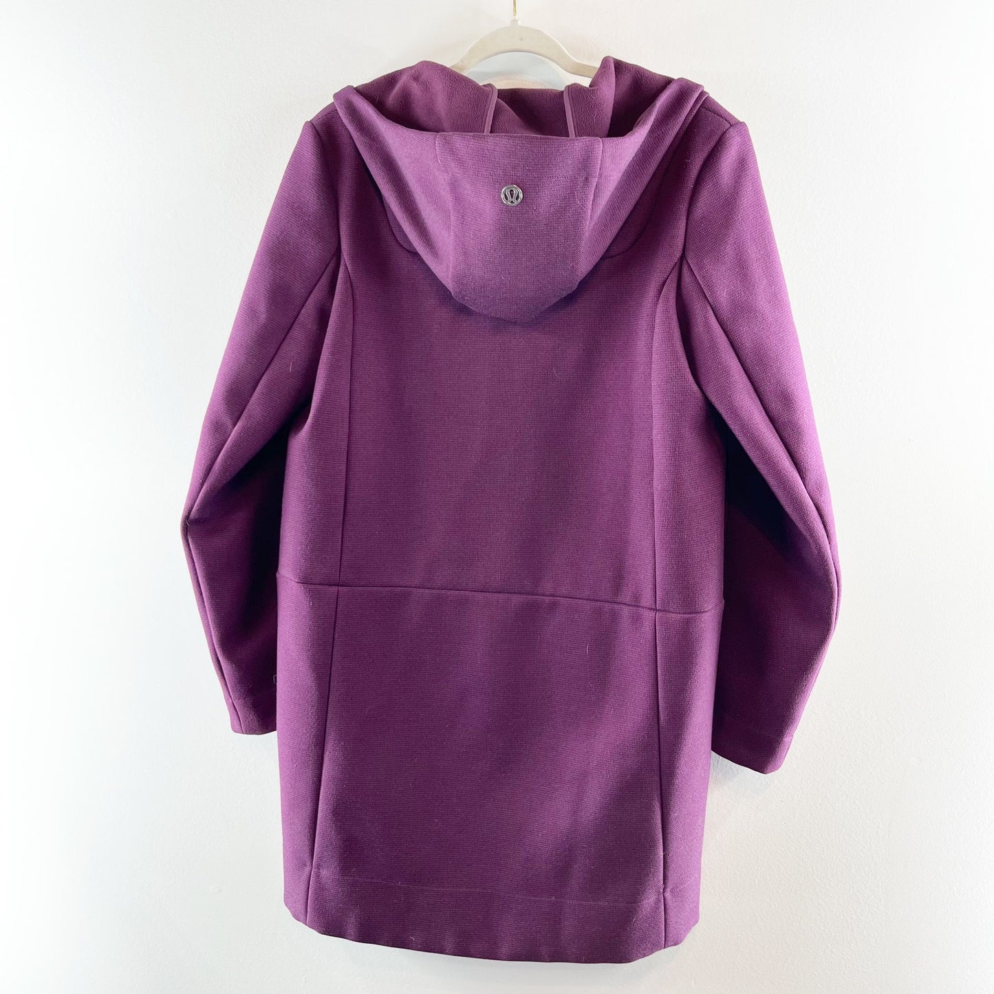 Lululemon City Softshell Parka Coat Jacket Tweed Plum Purple Medium