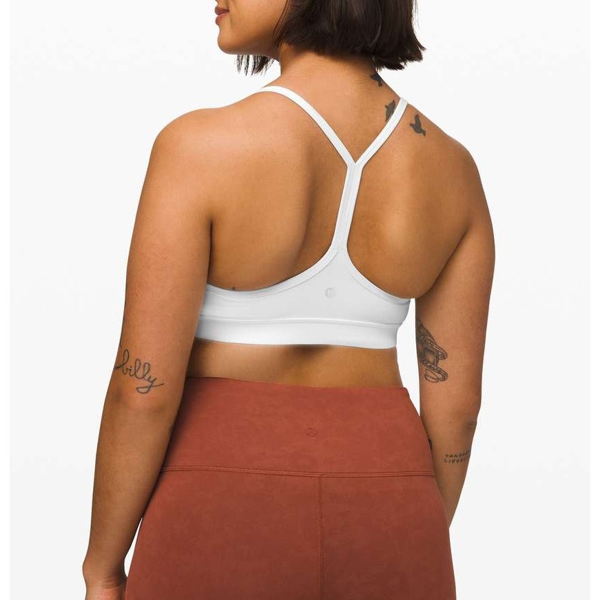 Lululemon Flow Y Bra Nulu Light Support, A–C Cups White 6