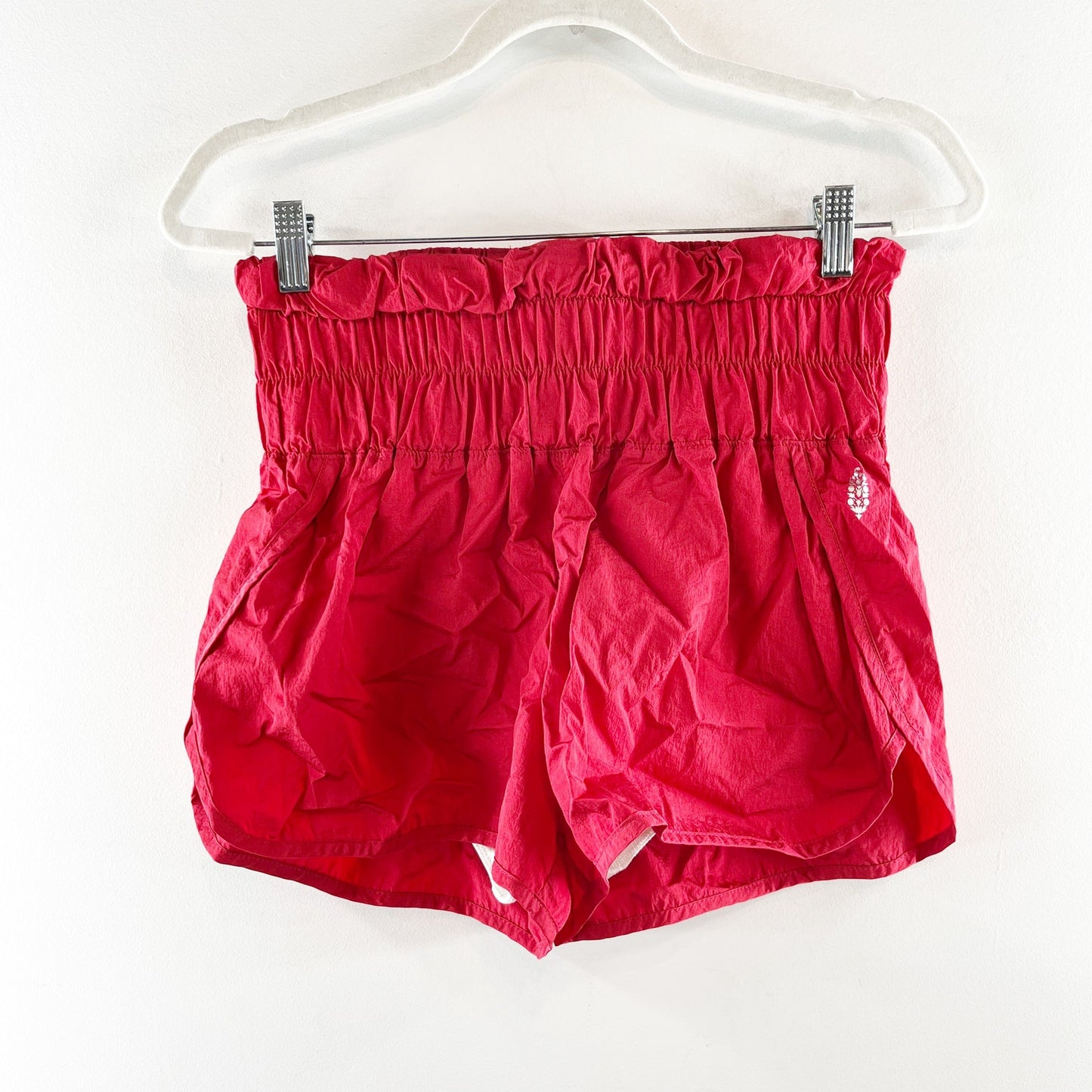 Free People Movement The Way Home Shorts Red Medium