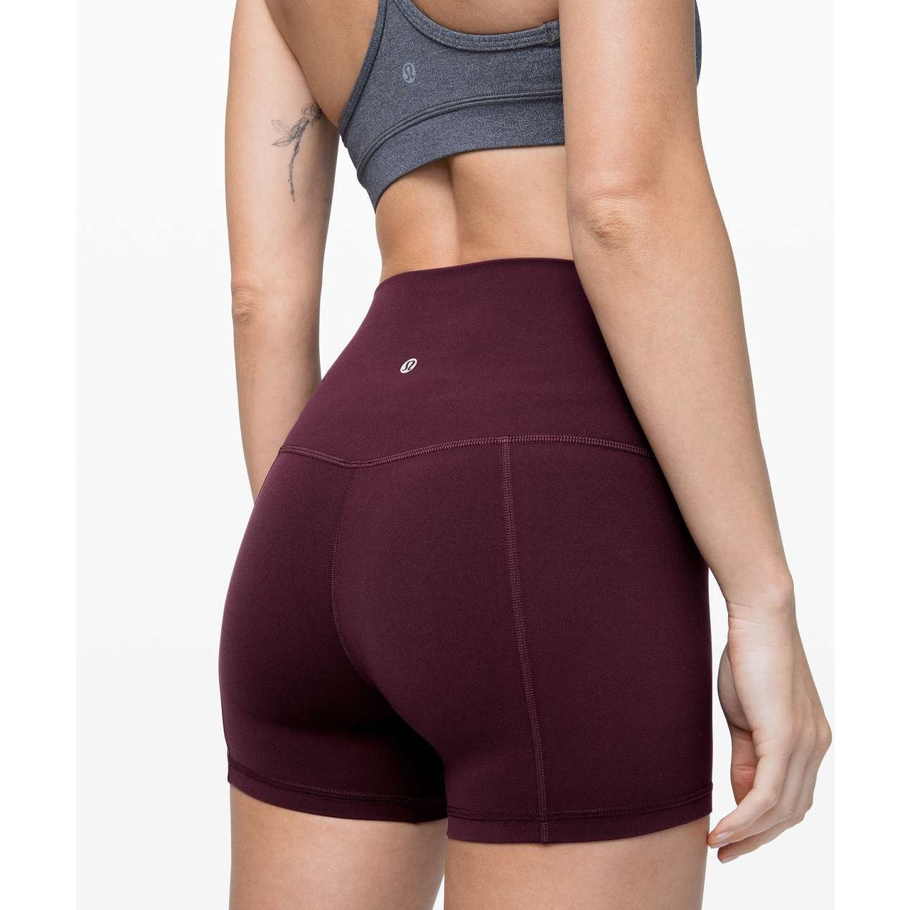 Lululemon Align Short *4" Dark Adobe Maroon Red 6