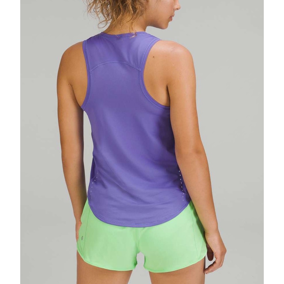 Lululemon Athletica High-Neck Running Training Tank Top Charged Indigo Small